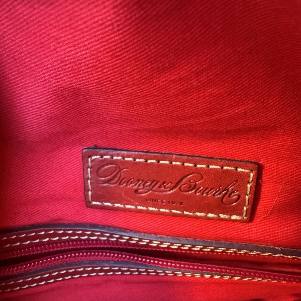 Dooney and Bourke Vintage‎ Monogram Canvas Tassle Shoulder Bag and Wallet Y2K